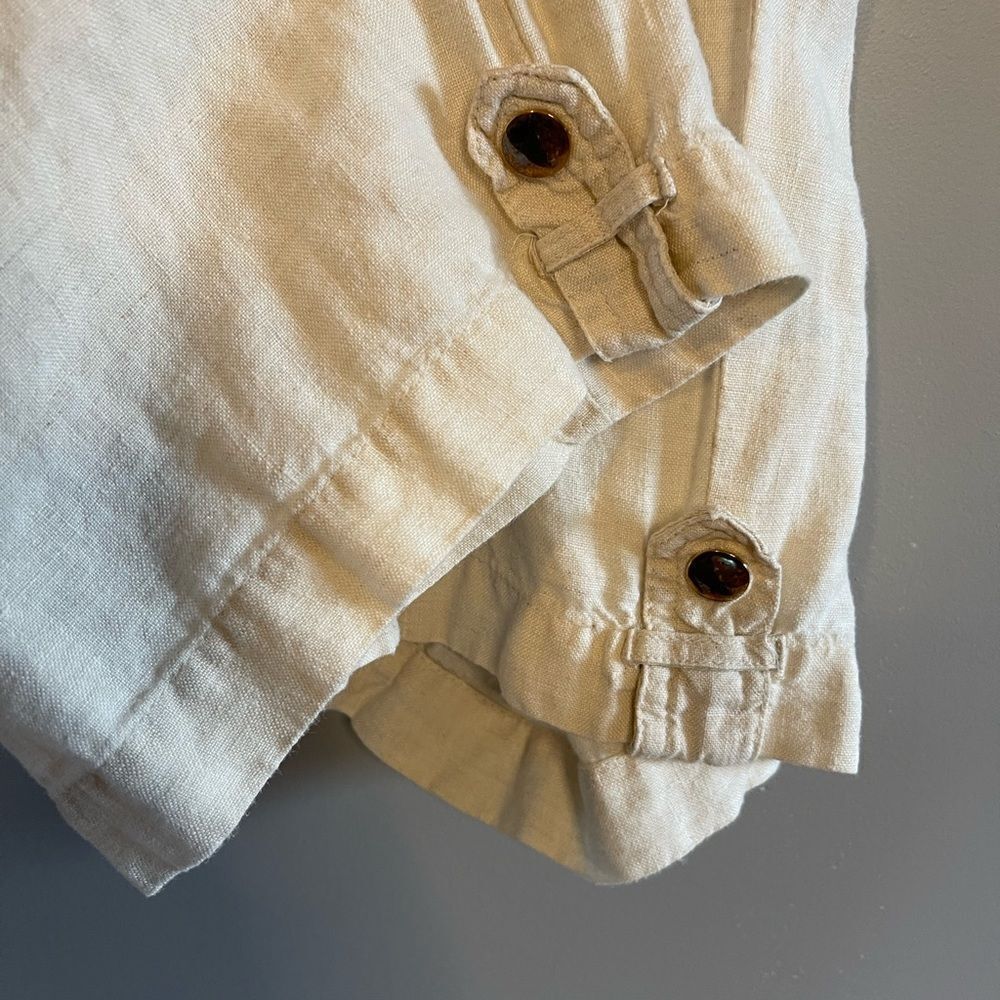JM Collection Linen Capris | SZ 12 - Picture 3 of 11